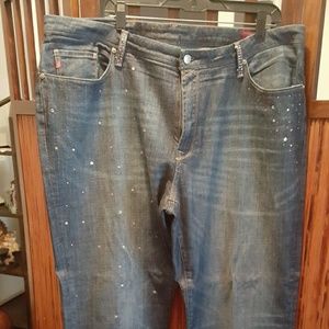 Limited edition Seven7 jeans w/ swarovski crystals